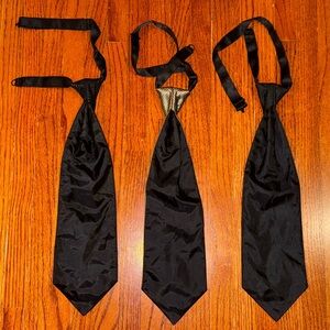 Retro 1990’s Pre-tied Ties - Grouping of 3
